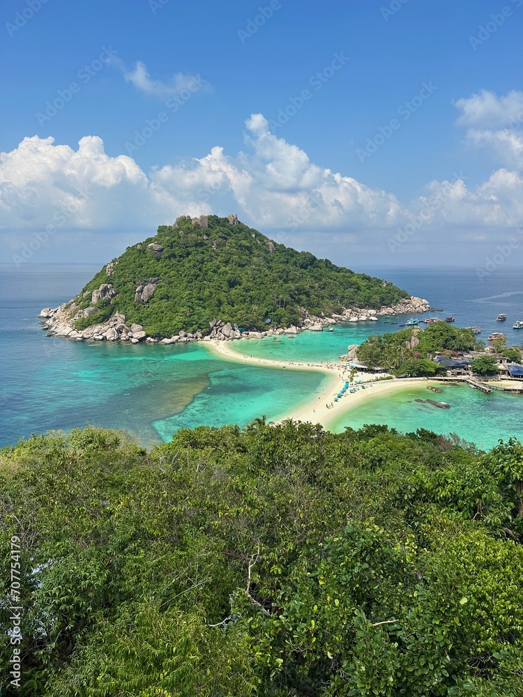 Koh Nang Yuan island, Ko Tao, Ko Pha-ngan District, Surat Thani, Thailand, Siam Gulf 