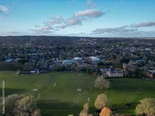 Winchester College aerial view 