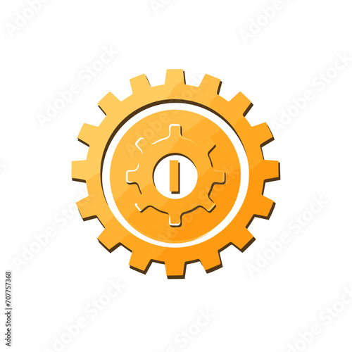 Virtual assistant filled colorful logo. Real-time cash visibility. Design element. Created with artificial intelligence. Ai art for corporate branding, corporate treasury