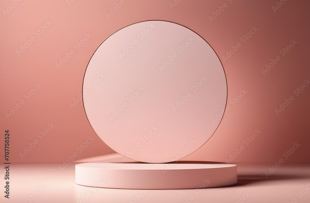 minimal product display podium. abstract background for cosmetic products in pink tones. minimal product display podium. abstract background for cosmetic products in pink tones.