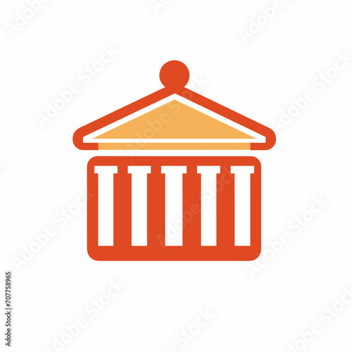 Aligning business objectives filled colorful logo. Design element. Liquid management. Created with artificial intelligence. Ai art for corporate branding, corporate treasury