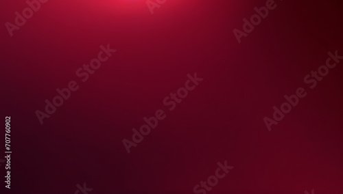 Dark red gradient background with empty space. Abstract red backdrop with smooth light transition and copy space.