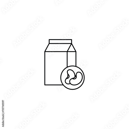 soy milk icon vegan plant milk icon