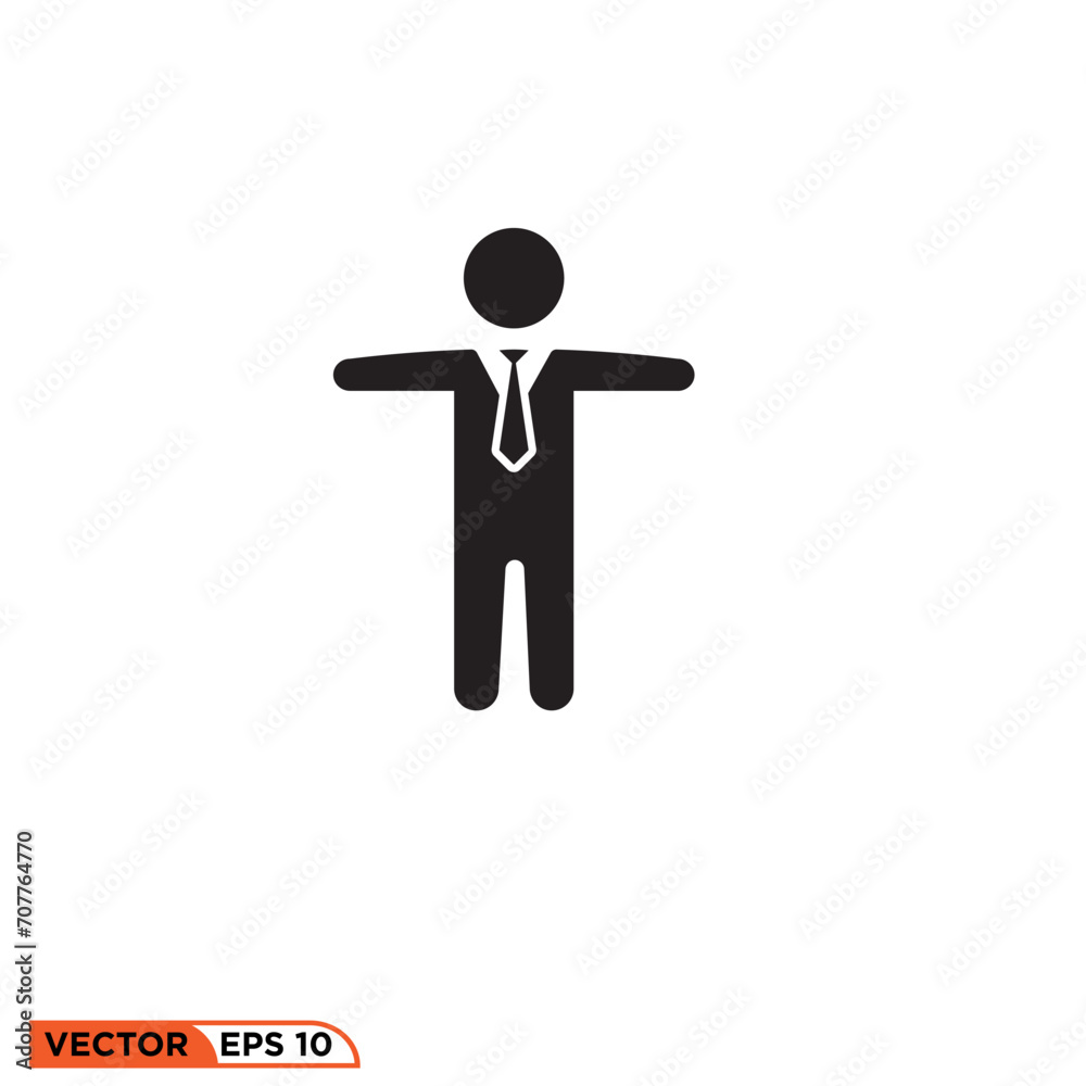Sticman human icon design vector graphic of template, sign and symbol Sticman human icon design vector graphic of template, sign and symbol
