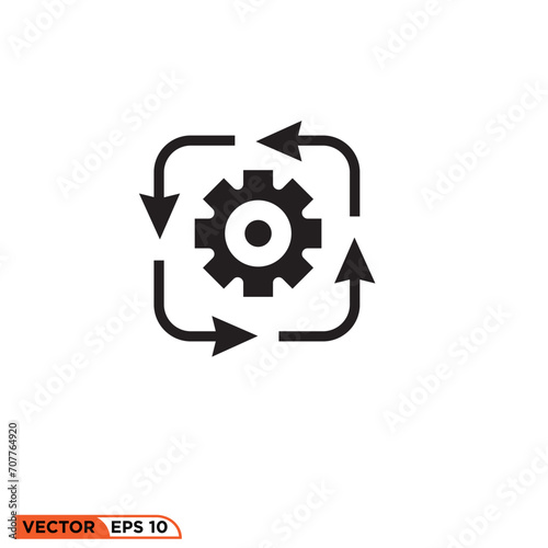 Re repair icon design vector graphic of template, sign and symbol