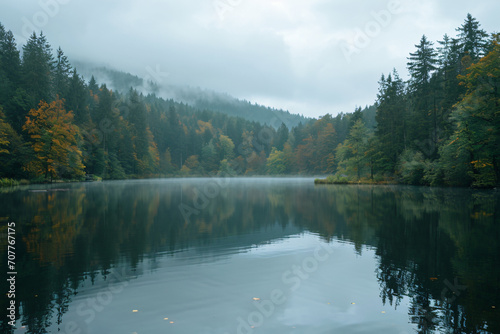 misty lake view © imur