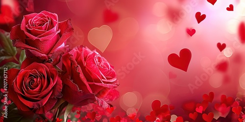 Love , romantic feelings , red roses as a symbol , red hearts , valentine's day , couple , people