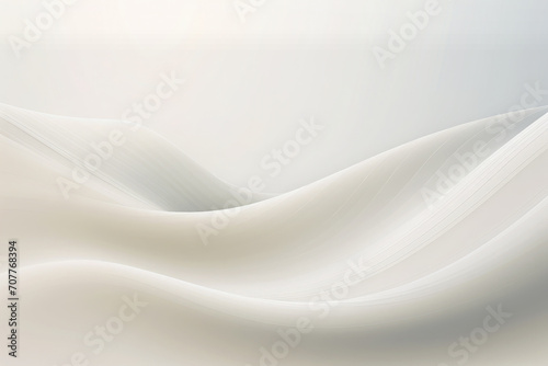 Abstract curve shape white harmonious background.