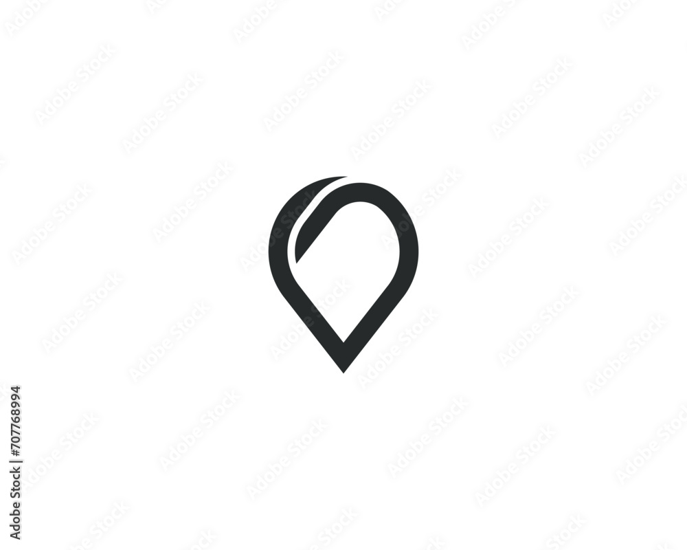 Pin Location Logo Concept sign icon symbol Element Design. Pinpoint Logotype. Vector illustration template Pin Location Logo Concept sign icon symbol Element Design. Pinpoint Logotype. Vector illustration template