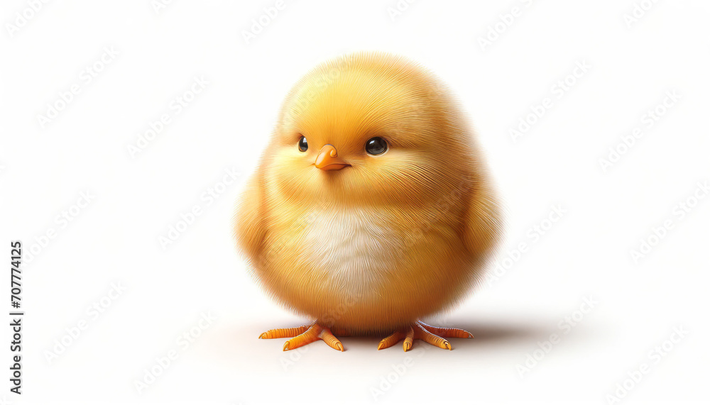 New Beginnings: A Chick's First Glimpse into the World. Spring and easter illustration New Beginnings: A Chick's First Glimpse into the World. Spring and easter illustration