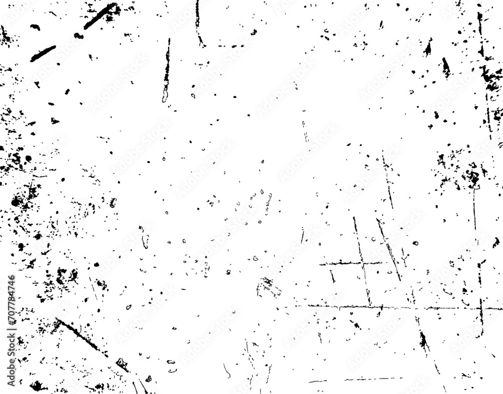 Grunge background. Distress Overlay Texture. Monochrome texture. The image includes an effect of black and white tones.