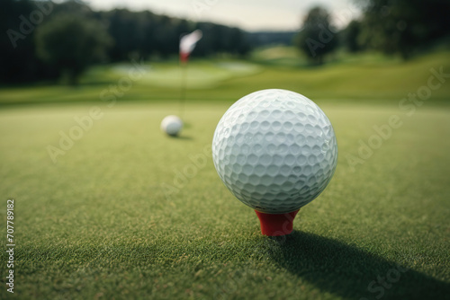 golf ball close-up