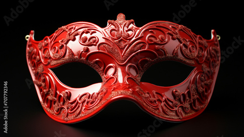 carnival mask isolated on black background