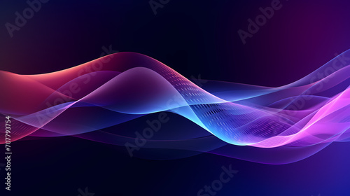 Future technology lines background and light effects, technological background material