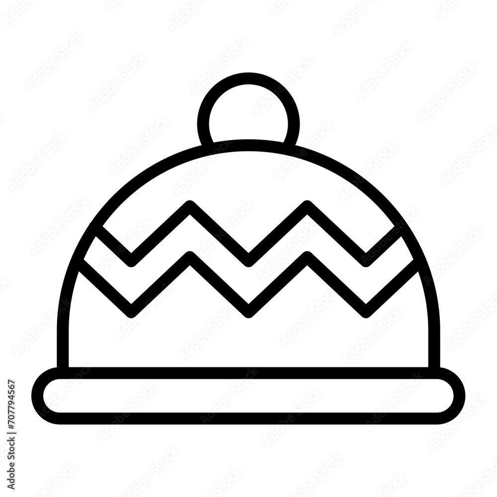 Fototapeta premium Hat Line icon