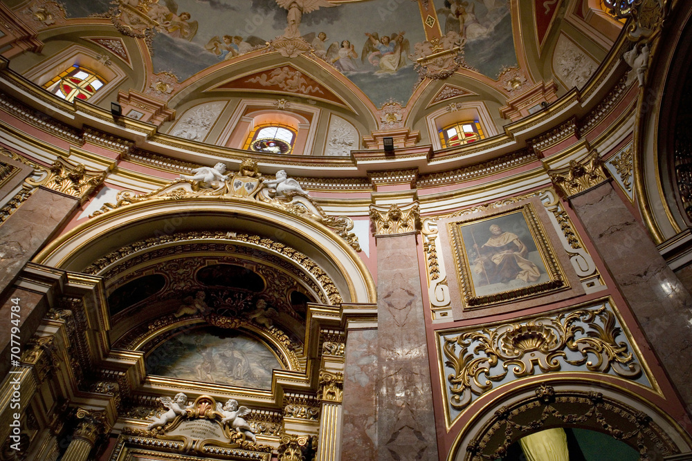  Interior of Carmelite Priory in Mdina, Malta