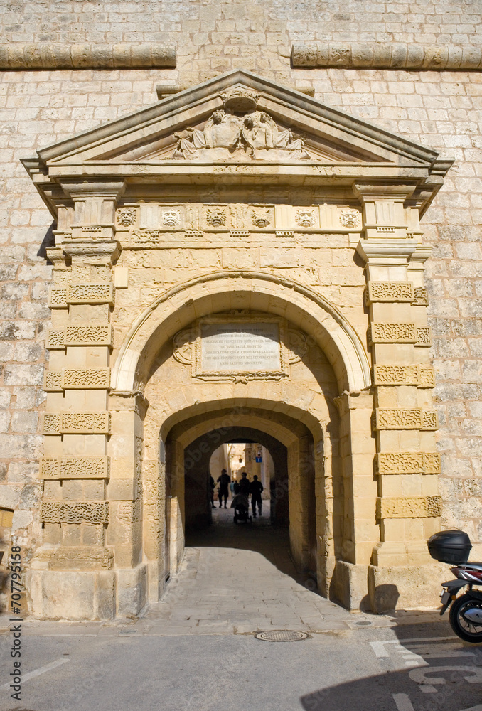 Greeks Gate in Mdina, Malta