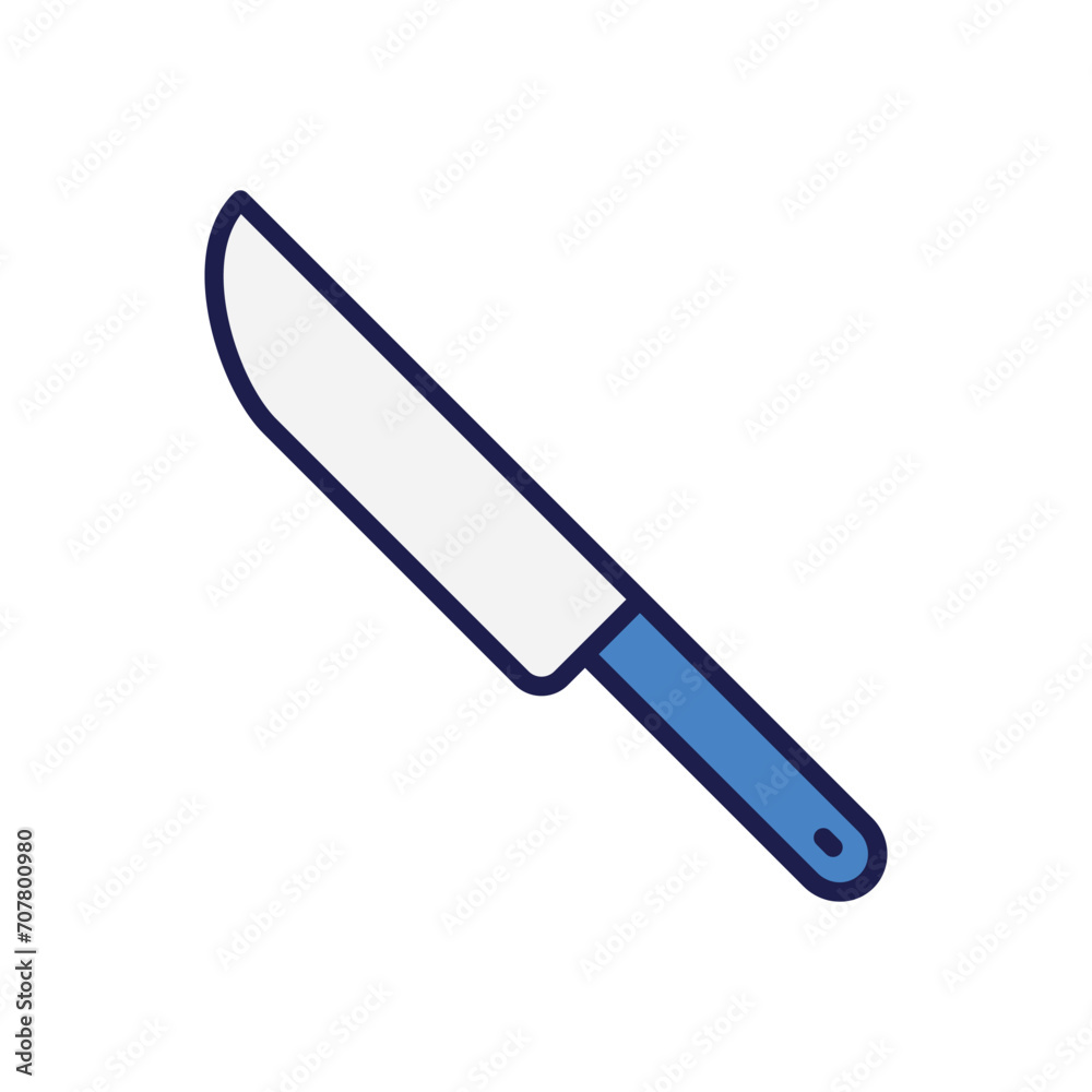 knife icon with white background vector stock illustration knife icon with white background vector stock illustration