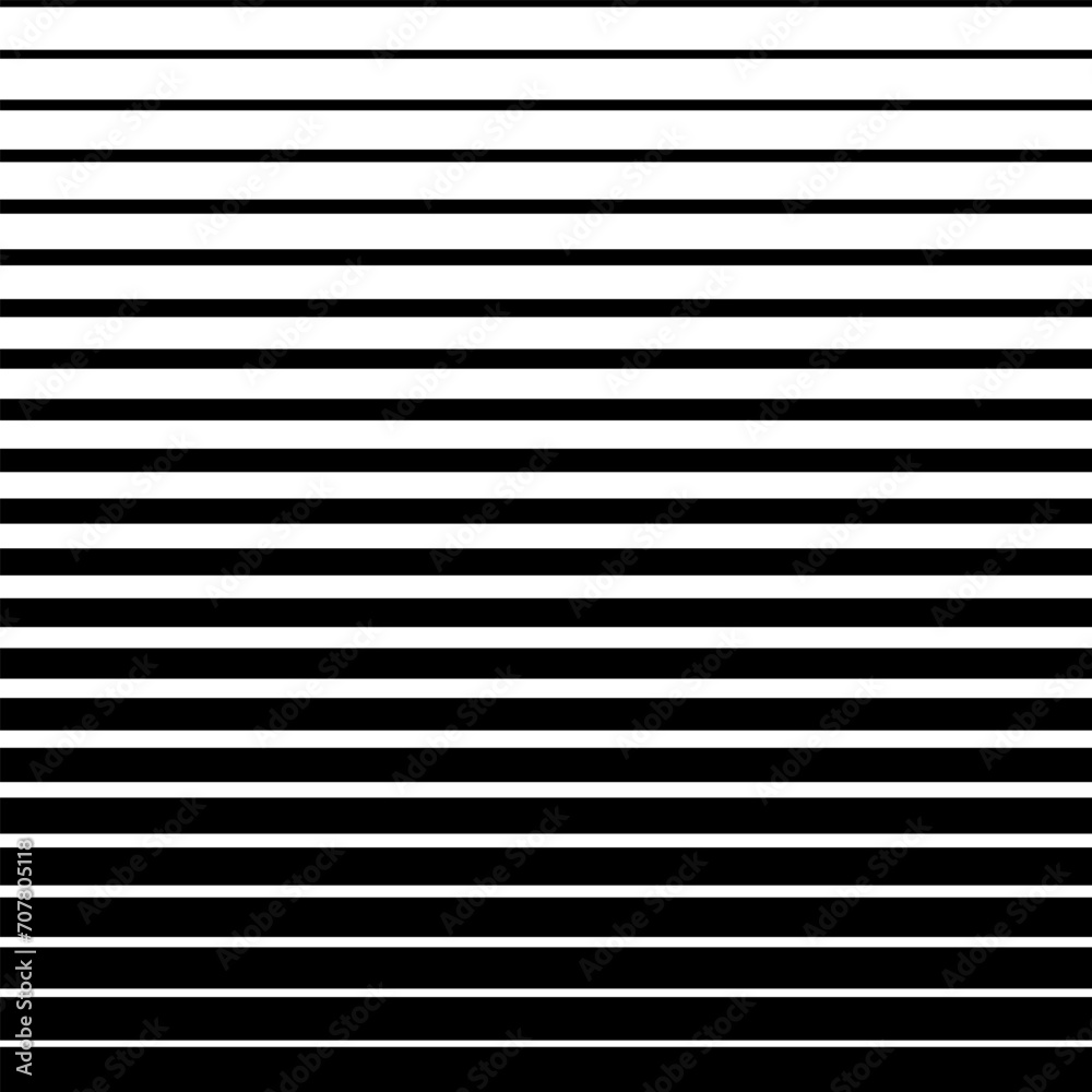 Halftone gradient lines black horizontal stripes. Abstract fade background. Vector illustration. - obrazy, fototapety, plakaty 