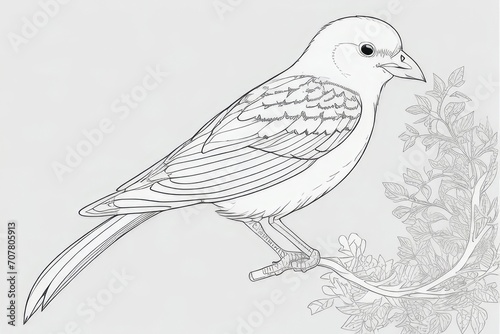 sketch of a bird © alvian