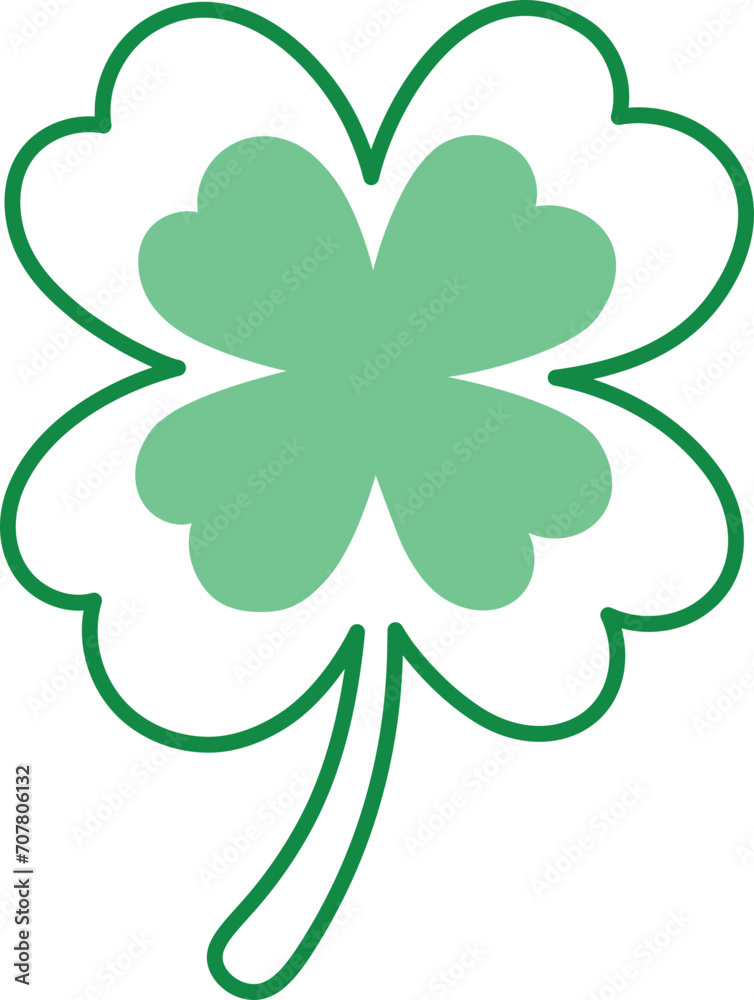 Green Clover Leaf Lucky St Patrick Day Green Clover Leaf Lucky St Patrick Day