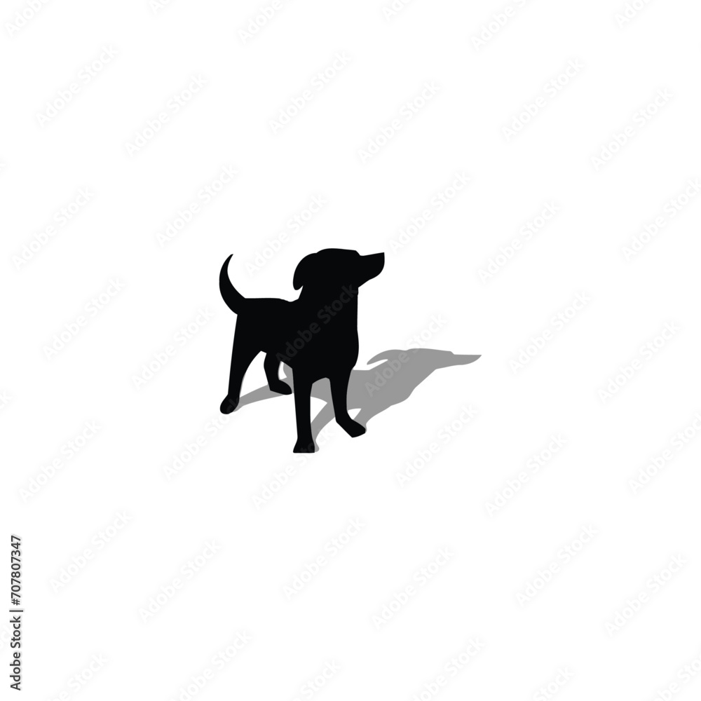 dog icon and logo 