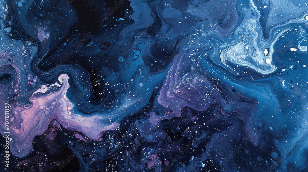 Creative abstract marble background with a mix of dark blue and purple Creative abstract marble background with a mix of dark blue and purple
