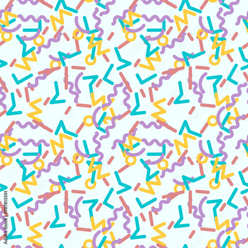 Abstract lines seamless pattern repeat pattern 