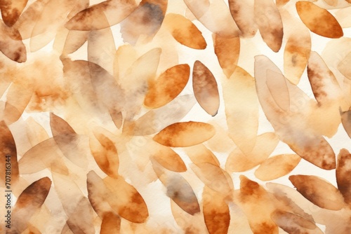 Almond abstract watercolor background 