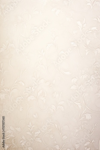 Almond soft pastel background parchment with a thin barely noticeable floral ornament background pattern