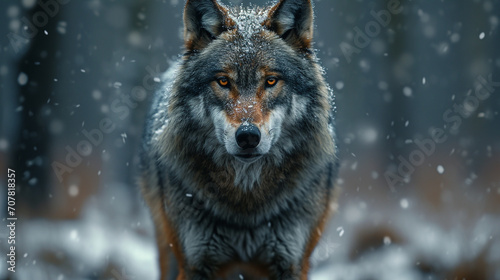 Portrait of wolf.