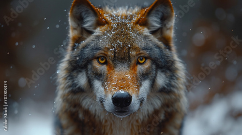 Portrait of wolf.