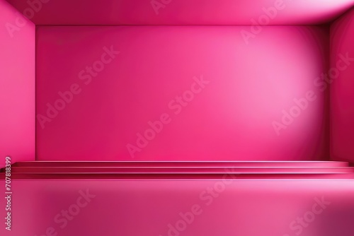 Abstract pink studio background for product presentation