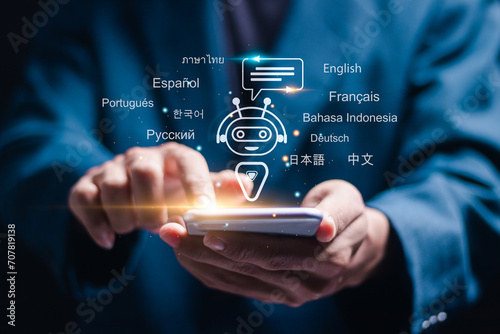 Tableau sur toile Automatic translation system