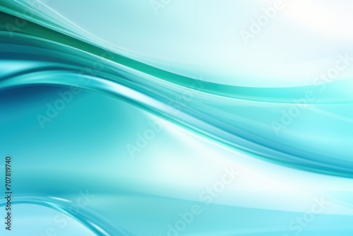 Aquamarine background image for design or product presentation, with a play of light and shadow, in light blue tones  © Lenhard