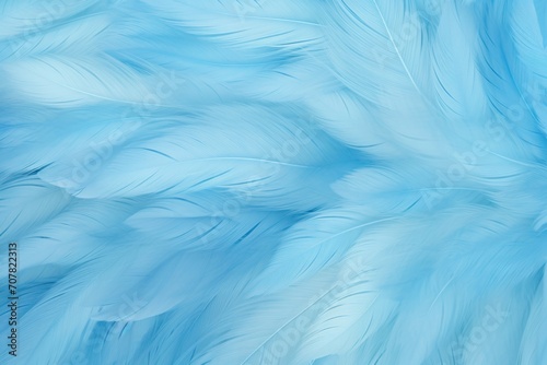 Azure pastel feather abstract background texture © Lenhard