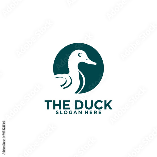 Duck Vector   Mallard logo hunting. Duck farm Logo Vector illustration Template