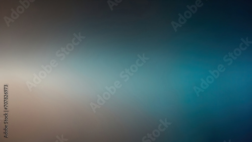 Brown White blue and teal blurred noise texture Dark grainy gradient background