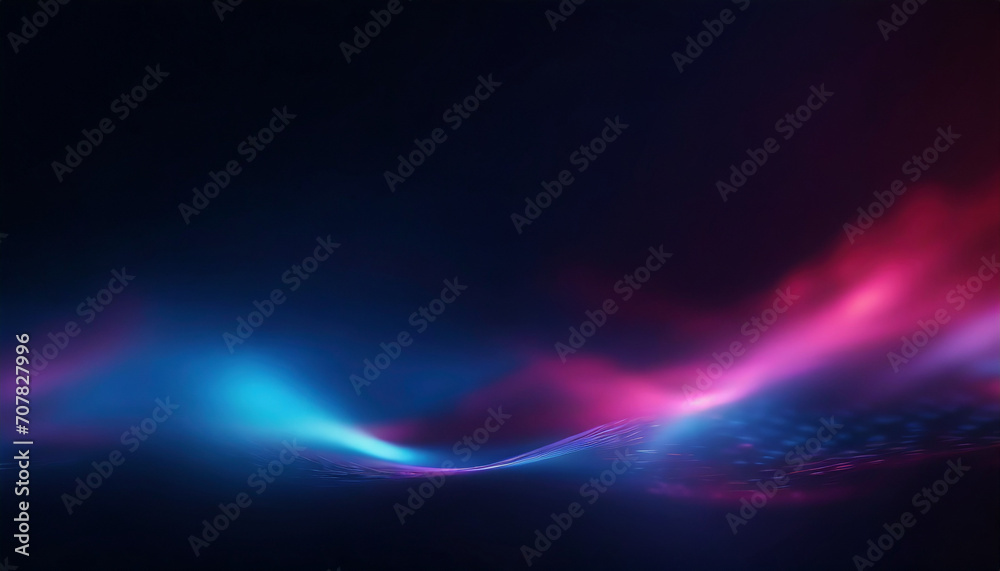 Defocused blue pink red ultraviolet radiance soft texture on dark black abstract empty space background.Neon blur glow. Color light overlay.Copy space. Defocused blue pink red ultraviolet radiance soft texture on dark black abstract empty space background.Neon blur glow. Color light overlay.Copy space.