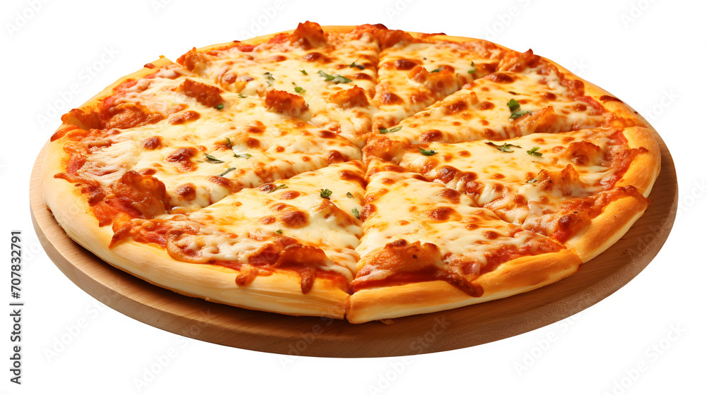 Cheese Pizza, PNG, Transparent, No background, Clipart, Graphic, Illustration, Design, Food, Delicious, Yummy, Culinary, Gourmet, Fresh, Edible, Pizza, Cheese, Tomato sauce, Culinary art