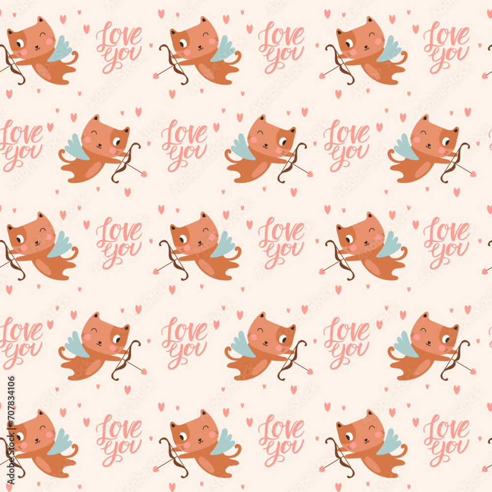 Set of  cute Baby bear with heart . Hand drawn vector illustrations