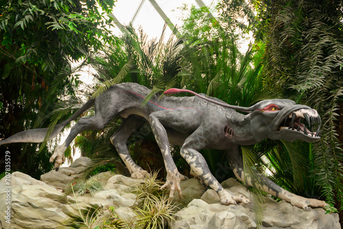 Cloud Forest dome environment at Gardens by the Bay  in Singapore