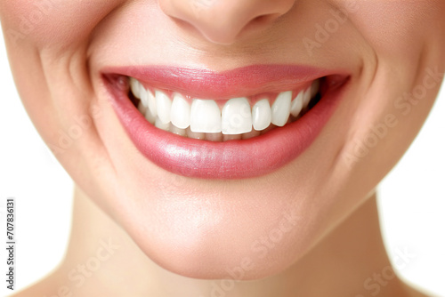women smiling a white-hot smile  white  clean teeth close-up
