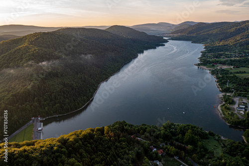 Jezioro Klimkówka, Beskid Niski photo