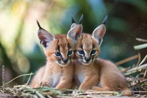 Adorable Caracal Kittens