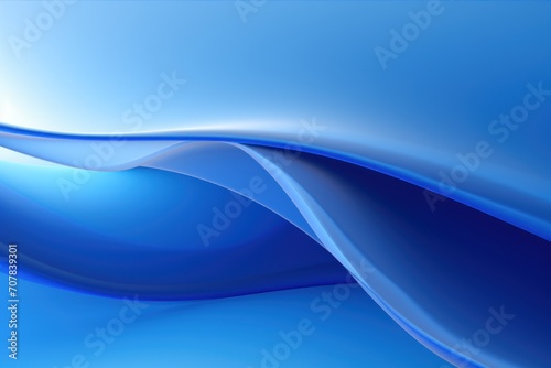 Cobalt background image for design or product presentation, with a play of light and shadow, in light blue tones 