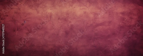 Burgundy soft pastel background parchment with a thin barely noticeable floral ornament background pattern 