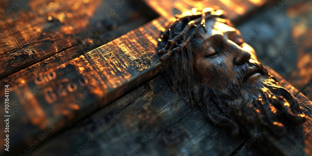 Good Friday, Jesus Christ on the crucifixion, a poignant symbol of sacrifice, redemption, and the profound Christian narrative.