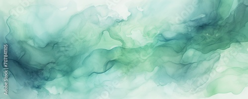 Celadon abstract watercolor background
