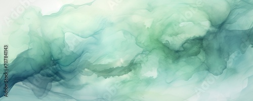 Celadon abstract watercolor background